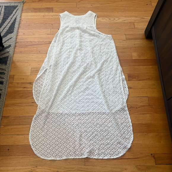 Anthropologie HD In Paris White Hi-Lo Tank Size Large - Picture 7 of 7